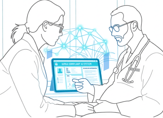 Healthcare startup acceleration monthly AI and human subscription